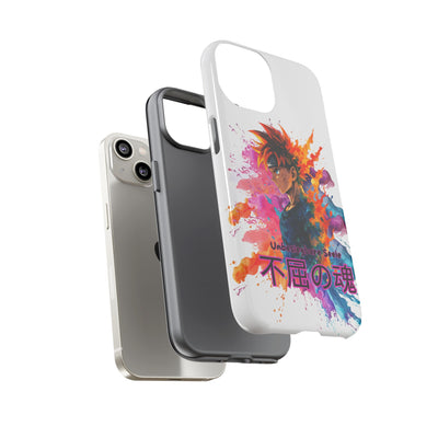"unbesiegbare Seele" Tough Cases - Colorful Anime Phone Case Handyhülle