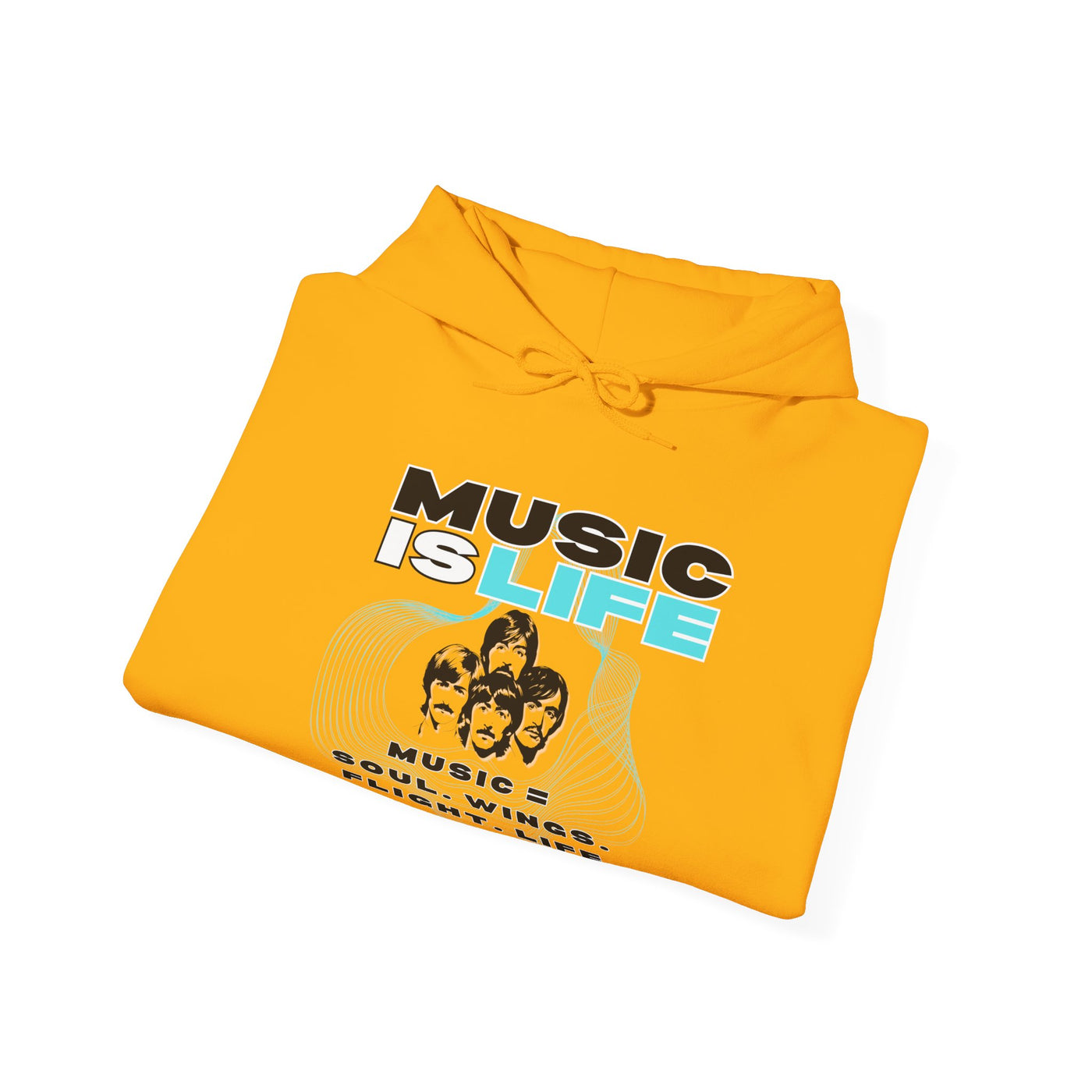 Music is Life Hoodie - Unisex Heavy Blend™ Sweatshirt