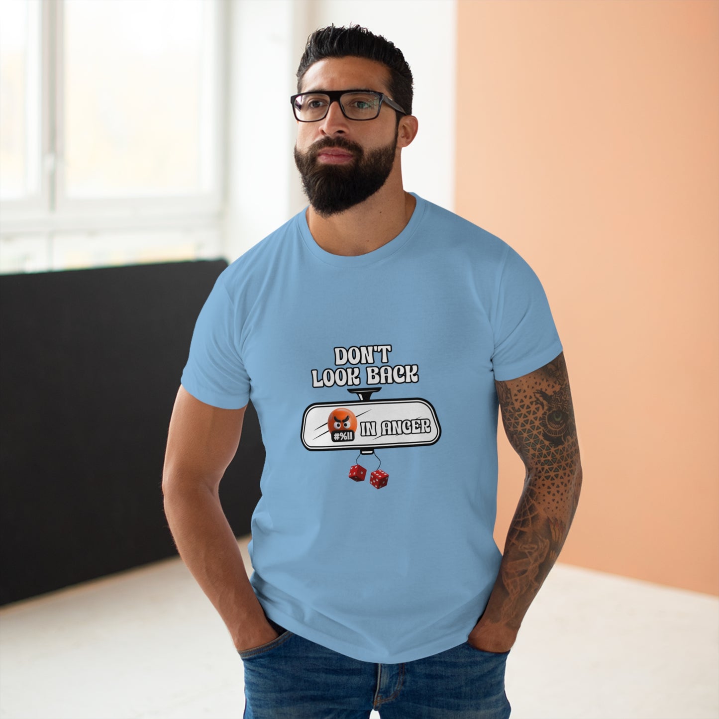 Don't Look Back in Anger Men's T-Shirt, Motivational