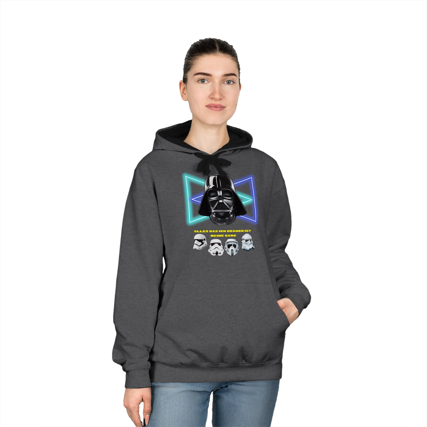Darth Vader Retro Varsity Hoodie - Unisex Star Wars Apparel