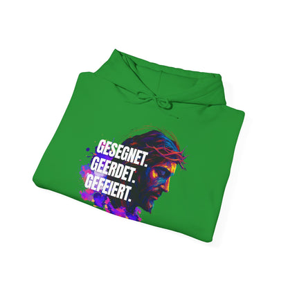 Jesus Colorful - with saying Blessed- Grounded - Celebrated