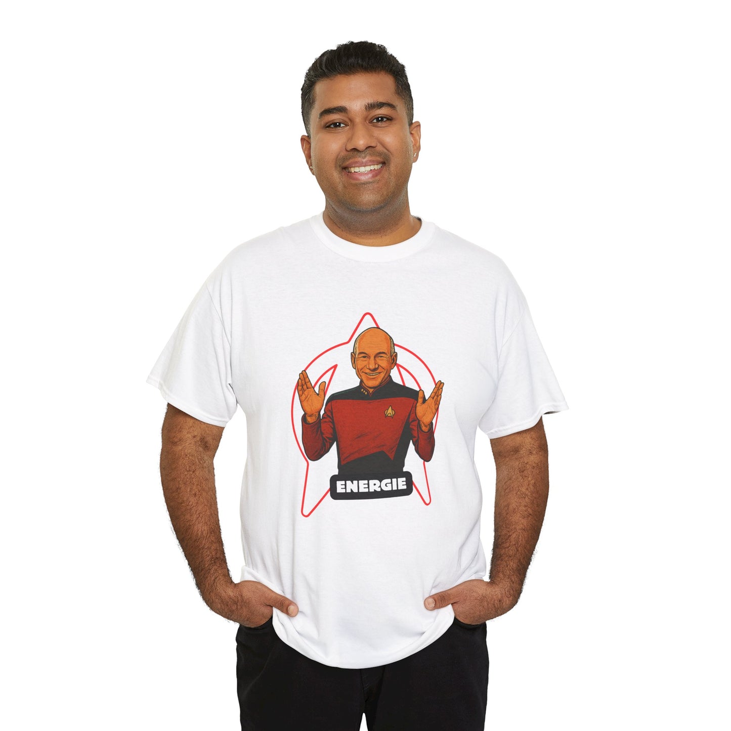 Energie Unisex Heavy Cotton Tee - Perfect for Sci-Fi Fans and Casual Wear