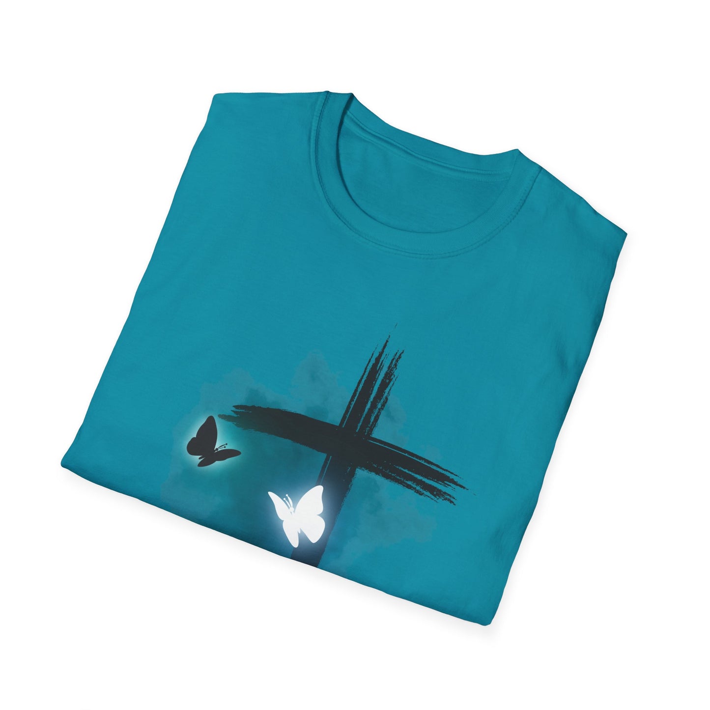 Faith-Inspired Unisex Softstyle T-Shirt – Spiritual, Jesus, Christian,