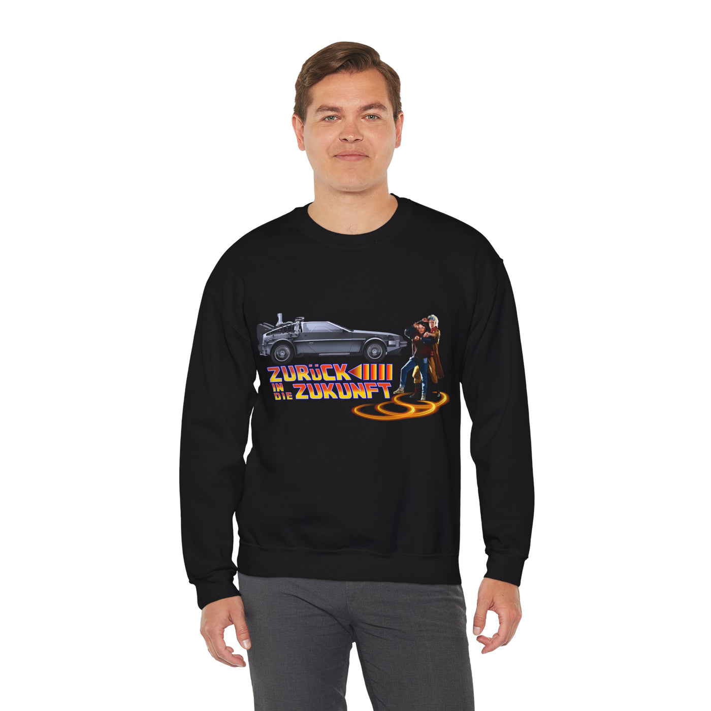 Retro Movie Sweatshirt - Back to the Future unisex