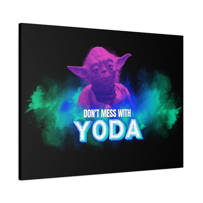 Inspirational Yoda Canvas Art - Modern Wall Decor for Star Wars Fans 