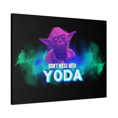 Inspirational Yoda Canvas Art - Modern Wall Decor for Star Wars Fans