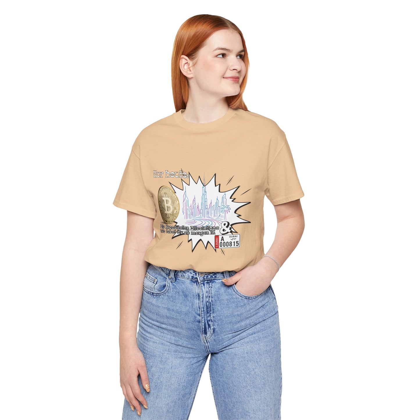 Bitcoins Dubai - Rosarote Welt - lass dich nicht verarschen T - Shirt