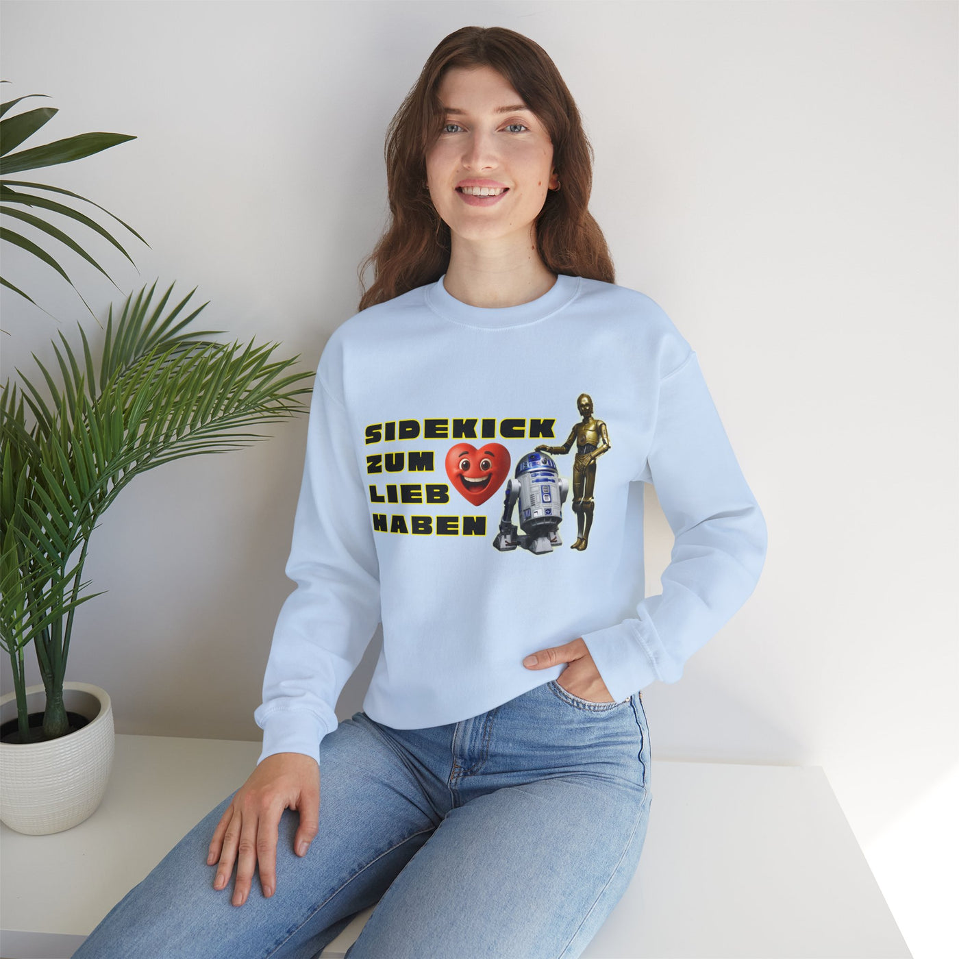 Star Wars Inspired Crewneck Sweatshirt - 'Sidekick to Love'
