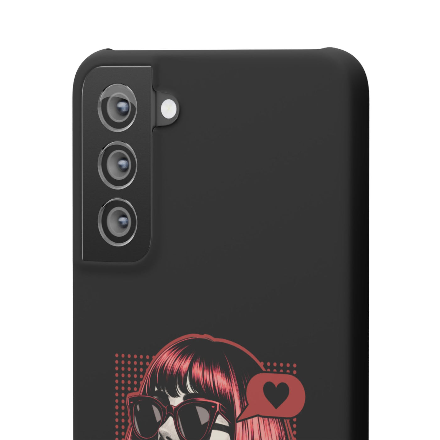 Retro Girl Snap Case Handyhülle