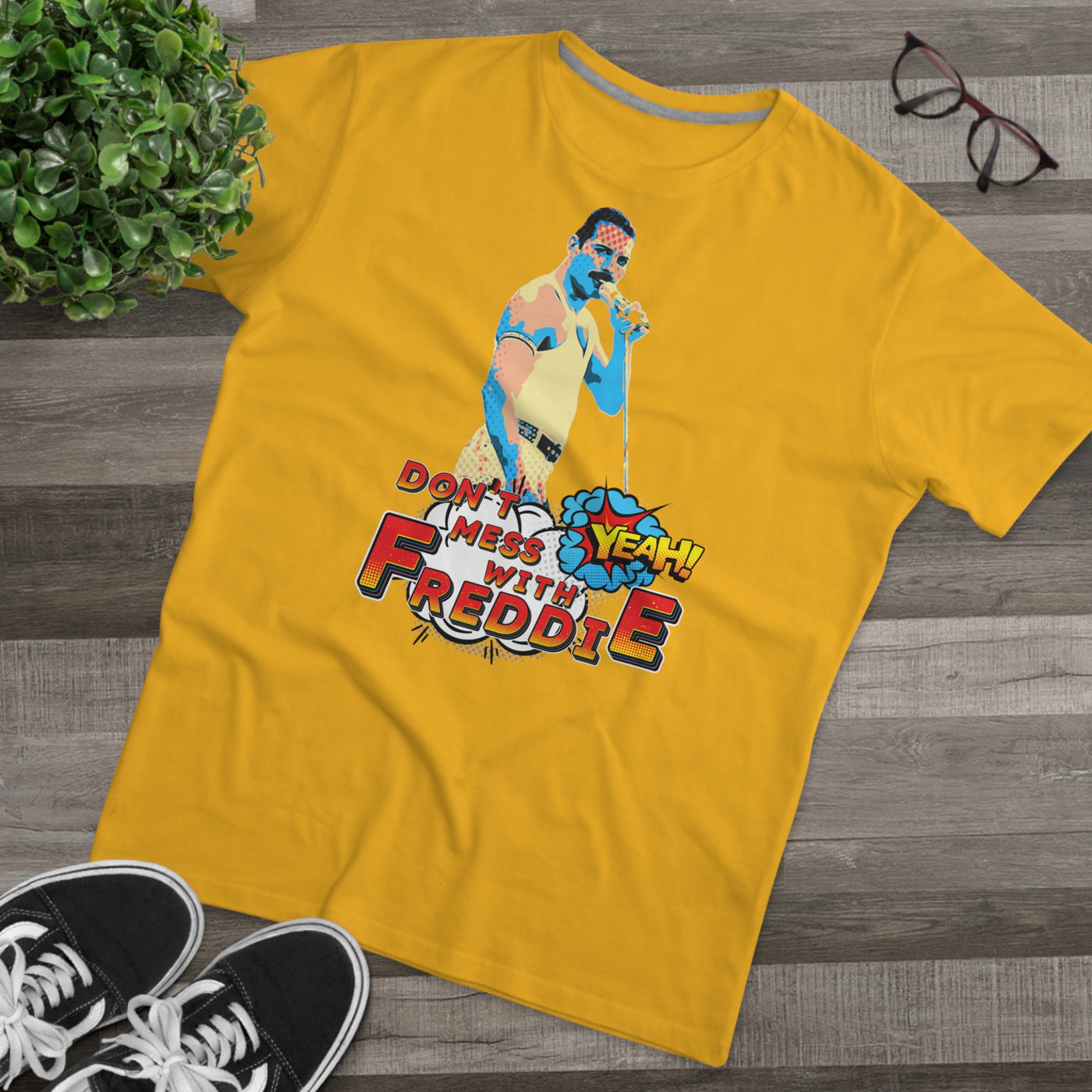 Freddy-Inspired Graphic Tee - Fun & Bold Modern Fit Shirt