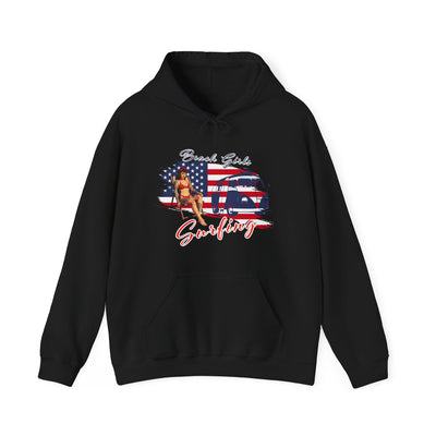 Beach Girls Surfing USA Hoodie