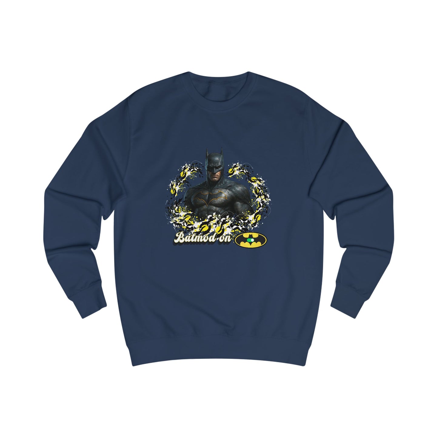 Batman-"Batmod on" Inspired Unisex Fleece Hoodie, Cozy Gift for Superhero Fans