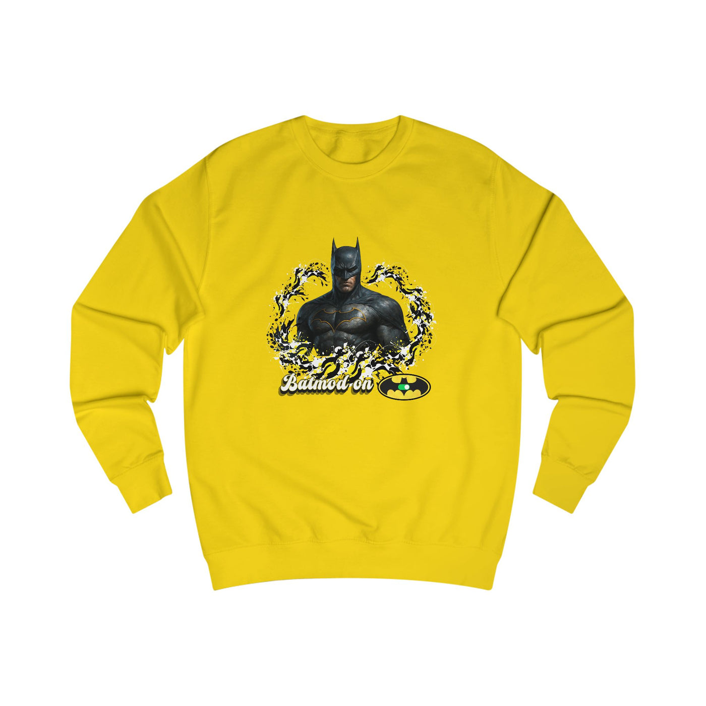 Batman-"Batmod on" Inspired Unisex Fleece Hoodie, Cozy Gift for Superhero Fans