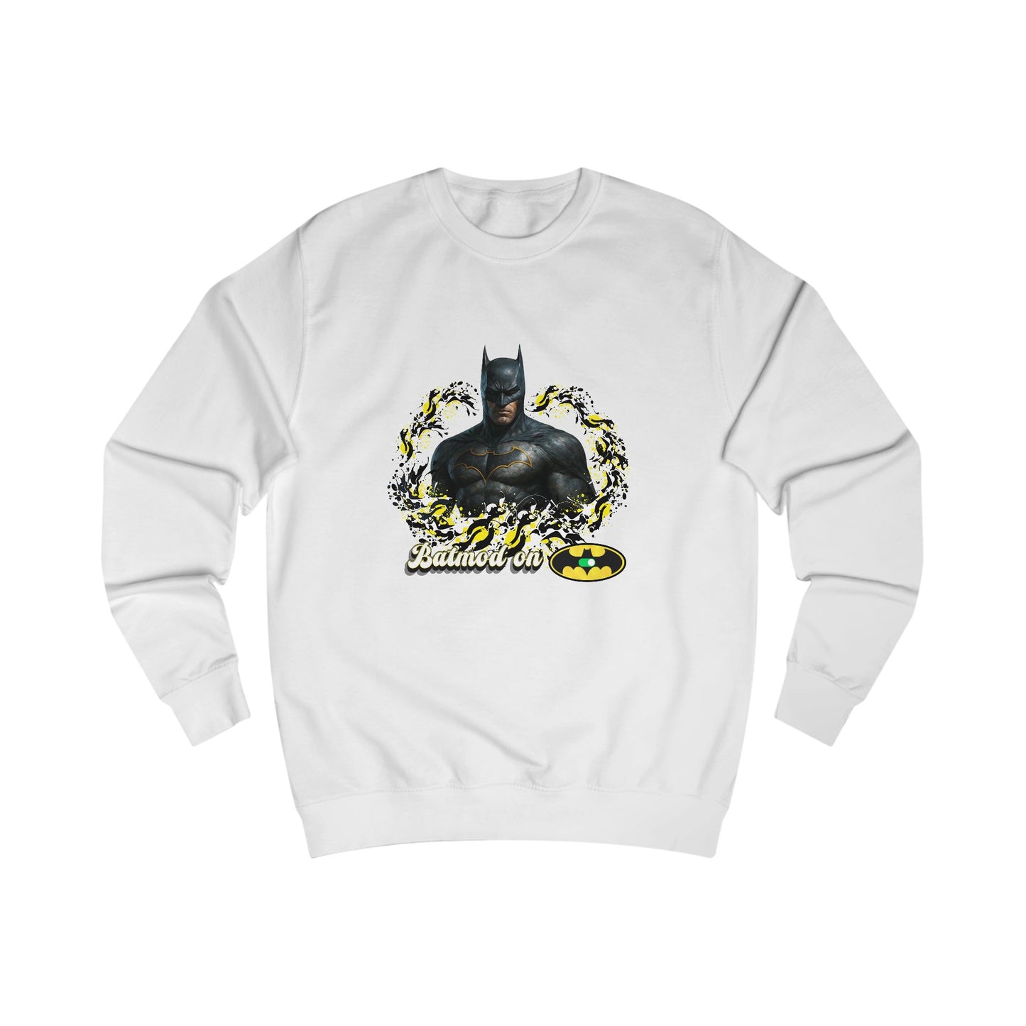 Batman-"Batmod on" Inspired Unisex Fleece Hoodie, Cozy Gift for Superhero Fans