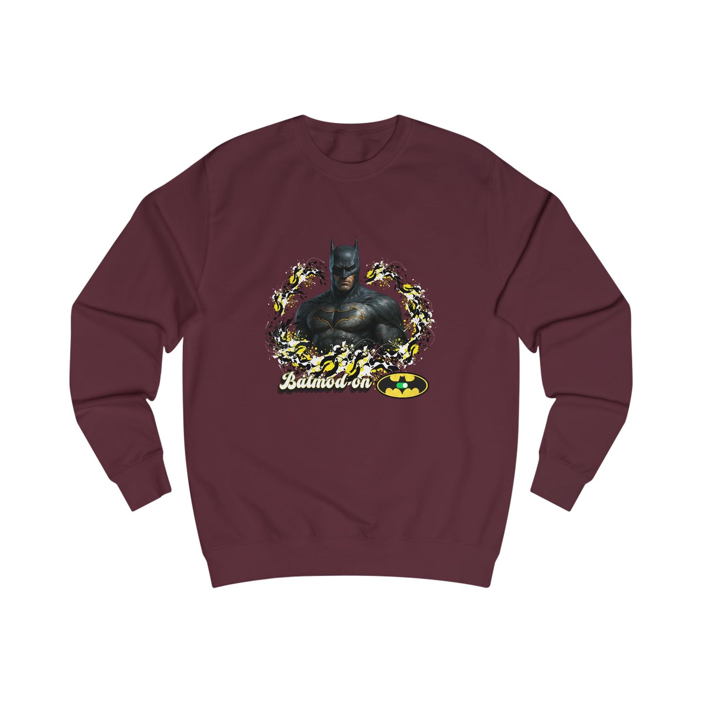 Batman-"Batmod on" Inspired Unisex Fleece Hoodie, Cozy Gift for Superhero Fans