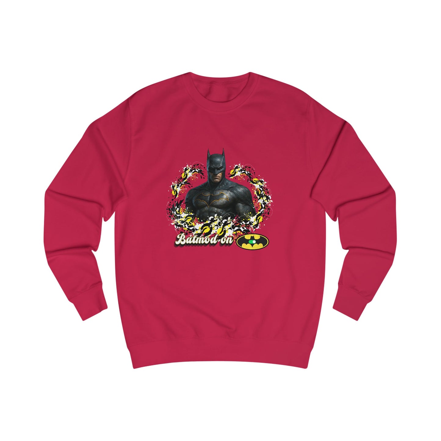 Batman-"Batmod on" Inspired Unisex Fleece Hoodie, Cozy Gift for Superhero Fans