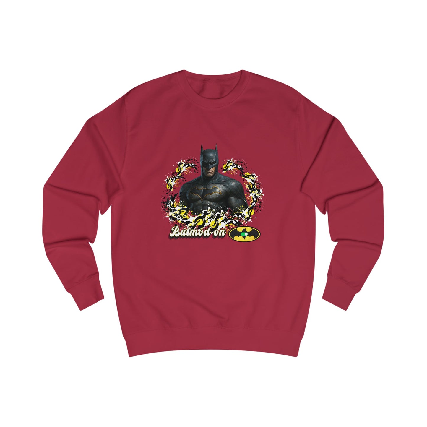 Batman-"Batmod on" Inspired Unisex Fleece Hoodie, Cozy Gift for Superhero Fans
