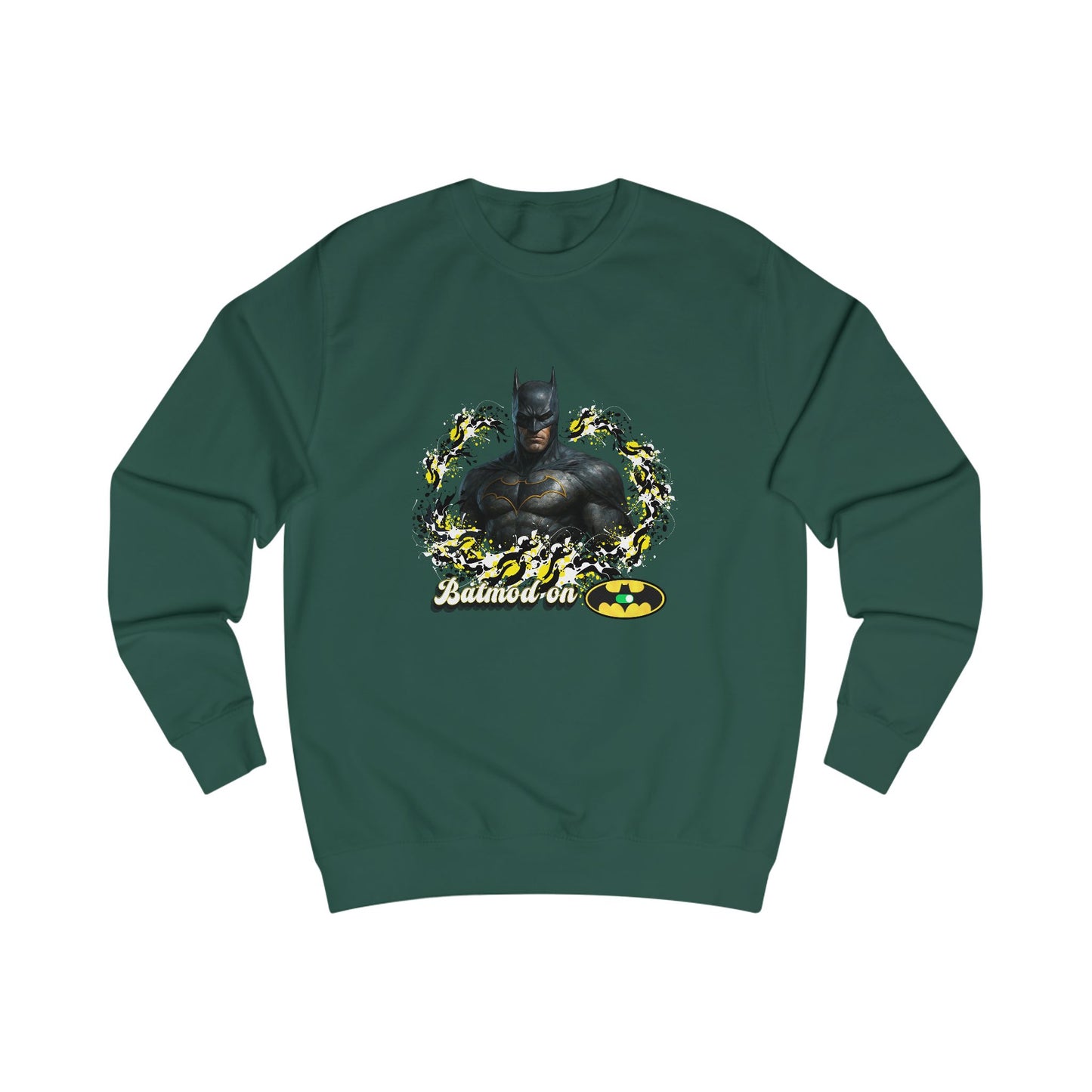 Batman-"Batmod on" Inspired Unisex Fleece Hoodie, Cozy Gift for Superhero Fans
