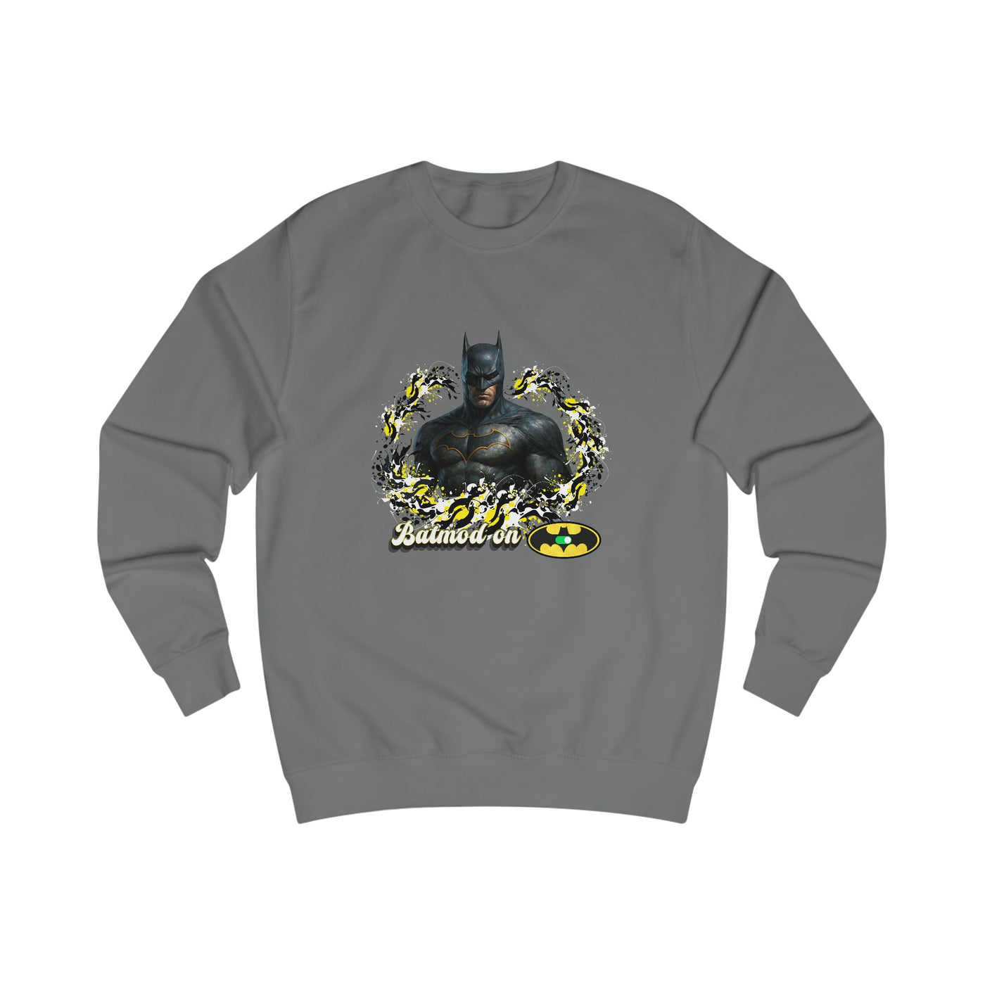 Batman-"Batmod on" Inspired Unisex Fleece Hoodie, Cozy Gift for Superhero Fans