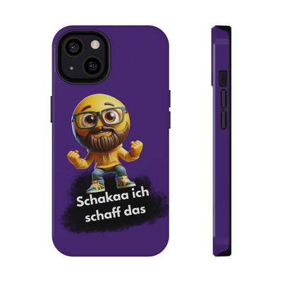 Motivational Impact-Resistant Phone Case - "Schakaa ich schaff das"