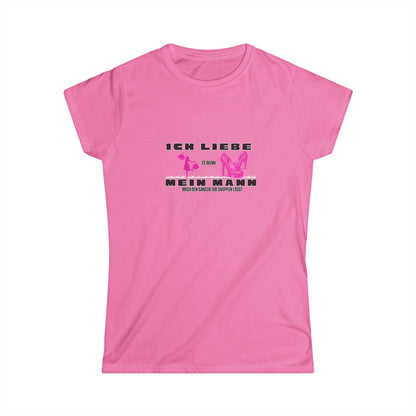 Ich Liebe Mein Mann - Unisex Jersey Short Sleeve Tee, Romantic German Love Shirt