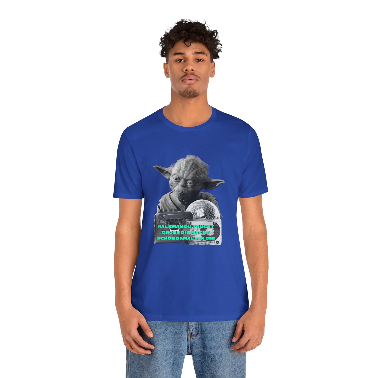 Funny Yoda Quote Unisex Tee - Walkman du kennst - erfahren du bist starwars