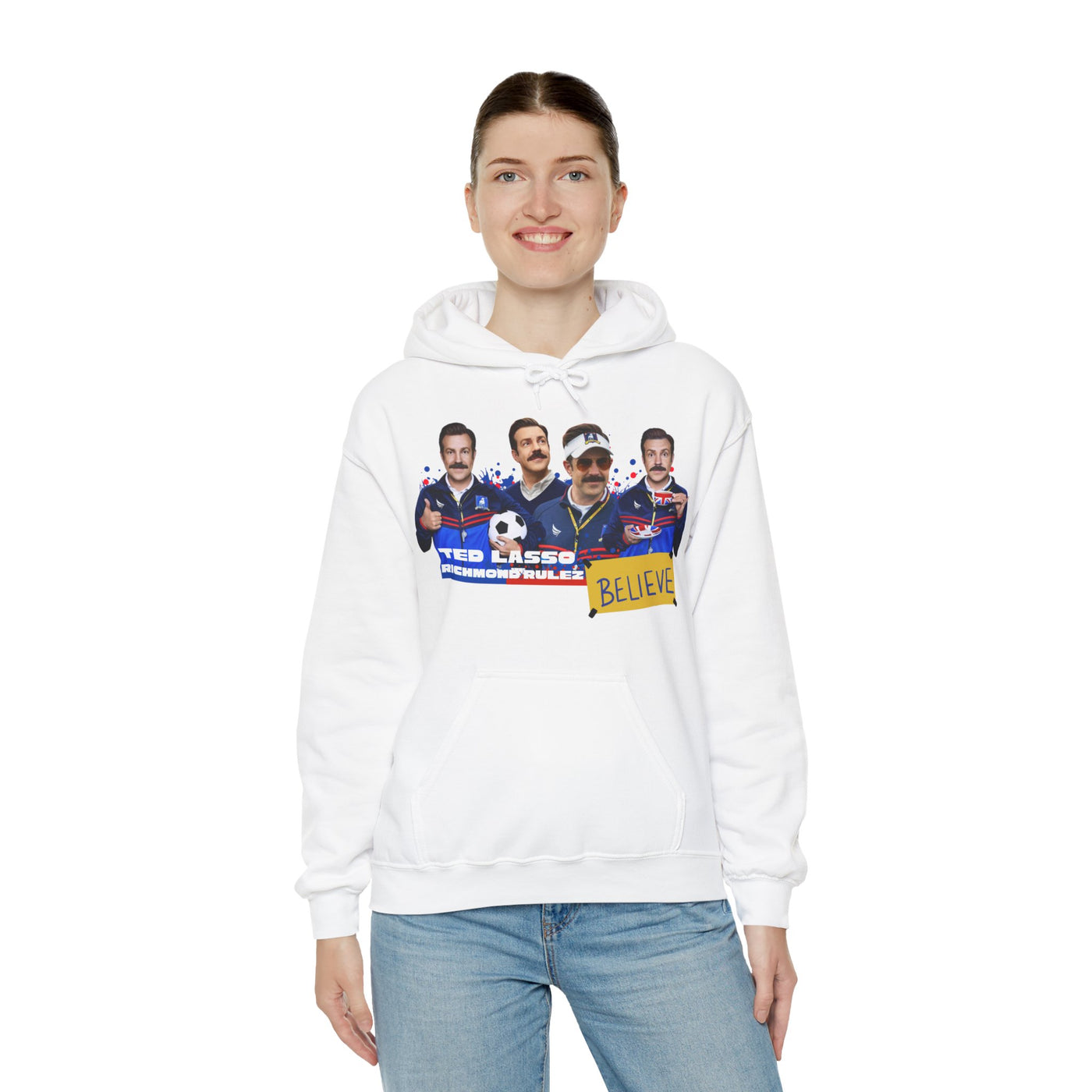 Ted Lasso "Believe" Hooded Sweatshirt - Unisex Heavy Blend™