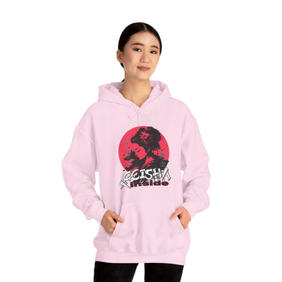 "Geisha Inside"Fleece Hoodie, Cozy