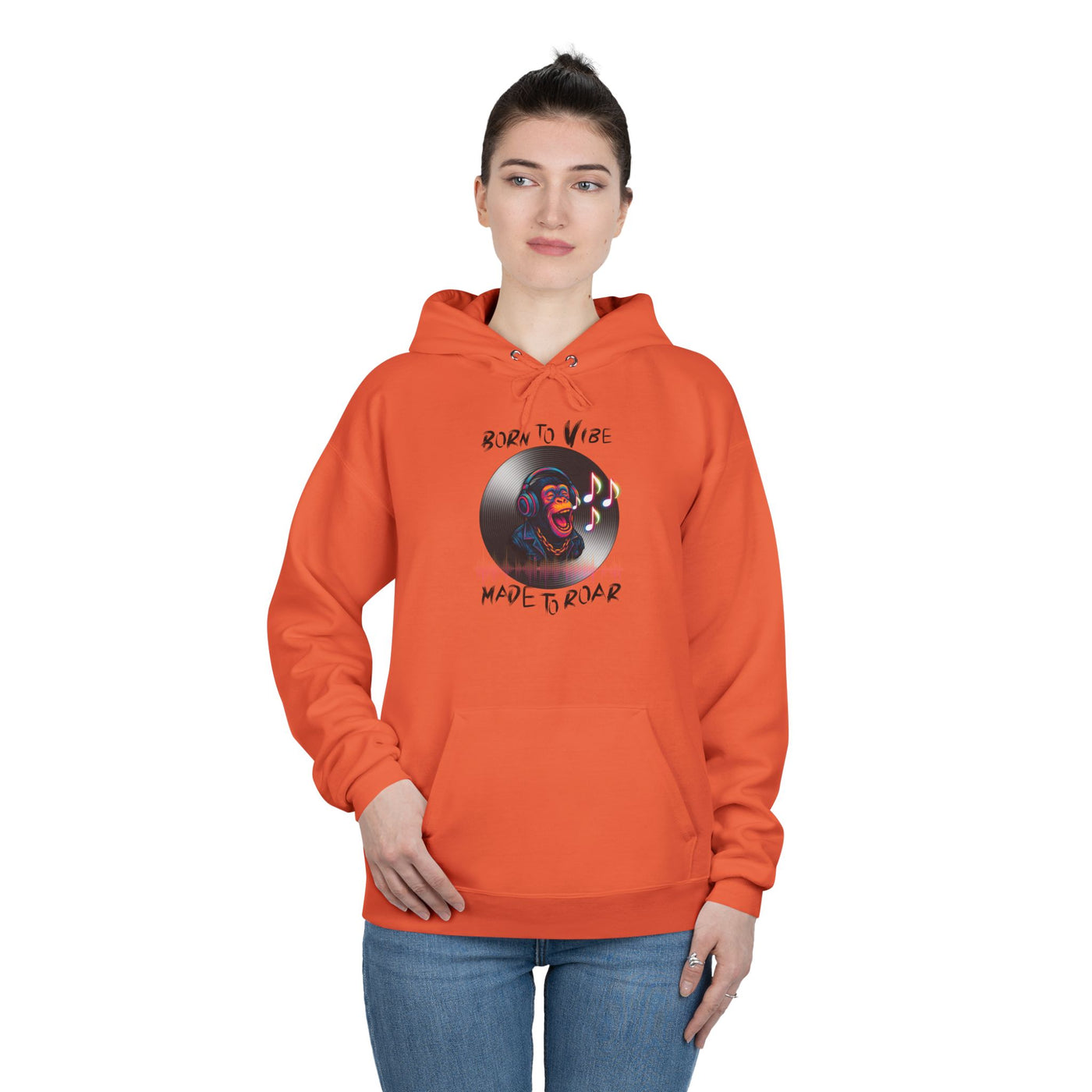 Born to Vibe Hoodie - cool monkey design / Monkey