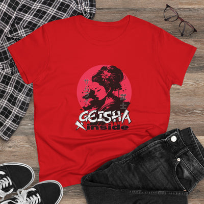 "Geisha Inside"Fleece Shirt, Cozy