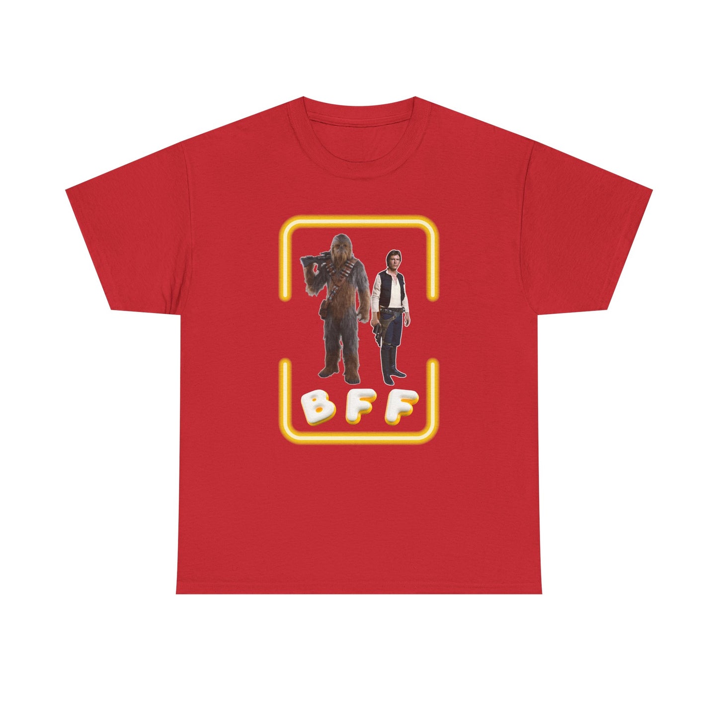 BFF Chewbacca & Han Solo Unisex Heavy Cotton Shirt