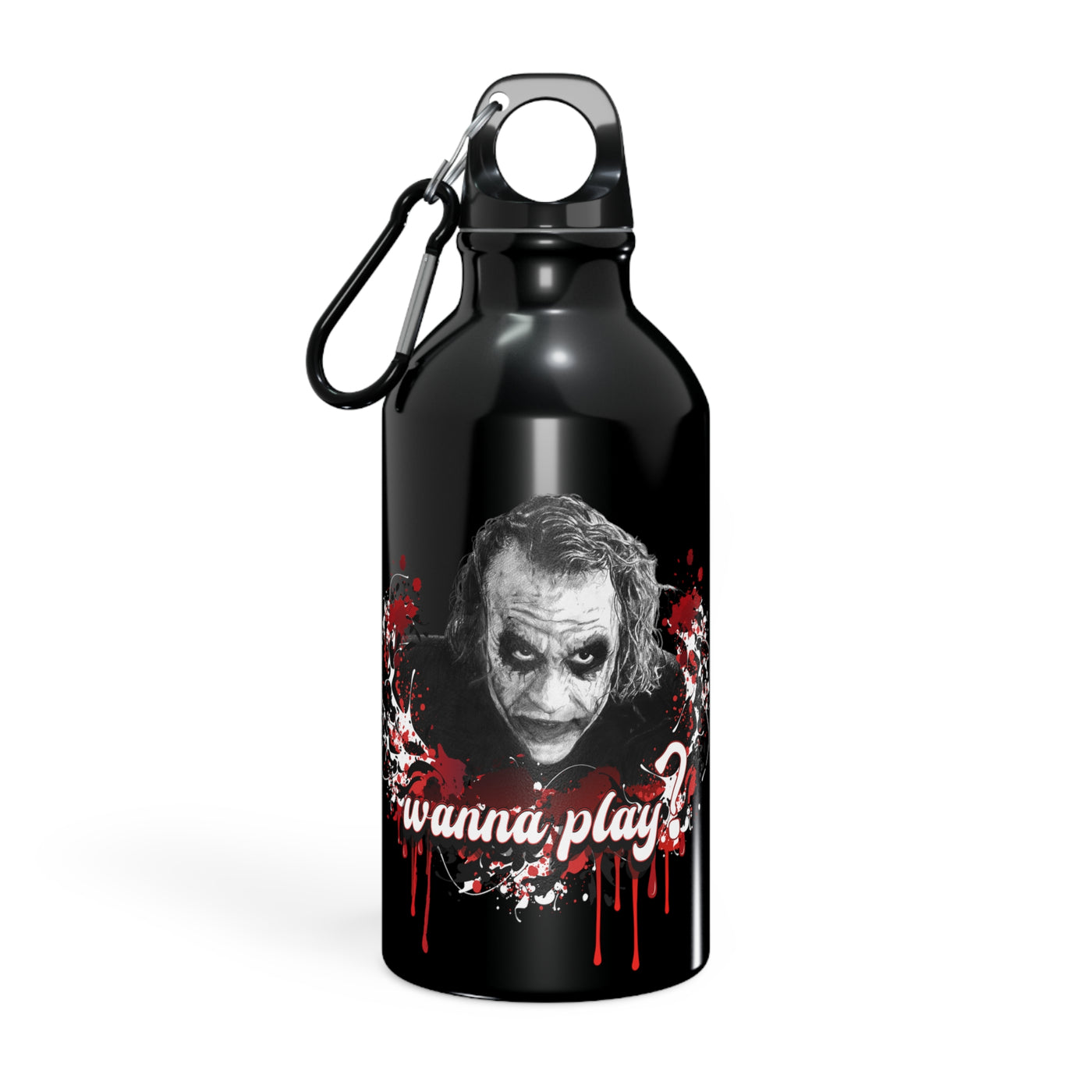 Joker -"wanna play?" Oregon Sport Bottle with Unique Art -Flasche