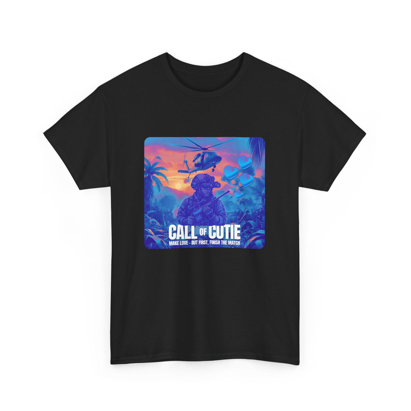 Retro Call of Cutie Unisex Oversized Boxy Tee - Chill Vibes for Game Lovers