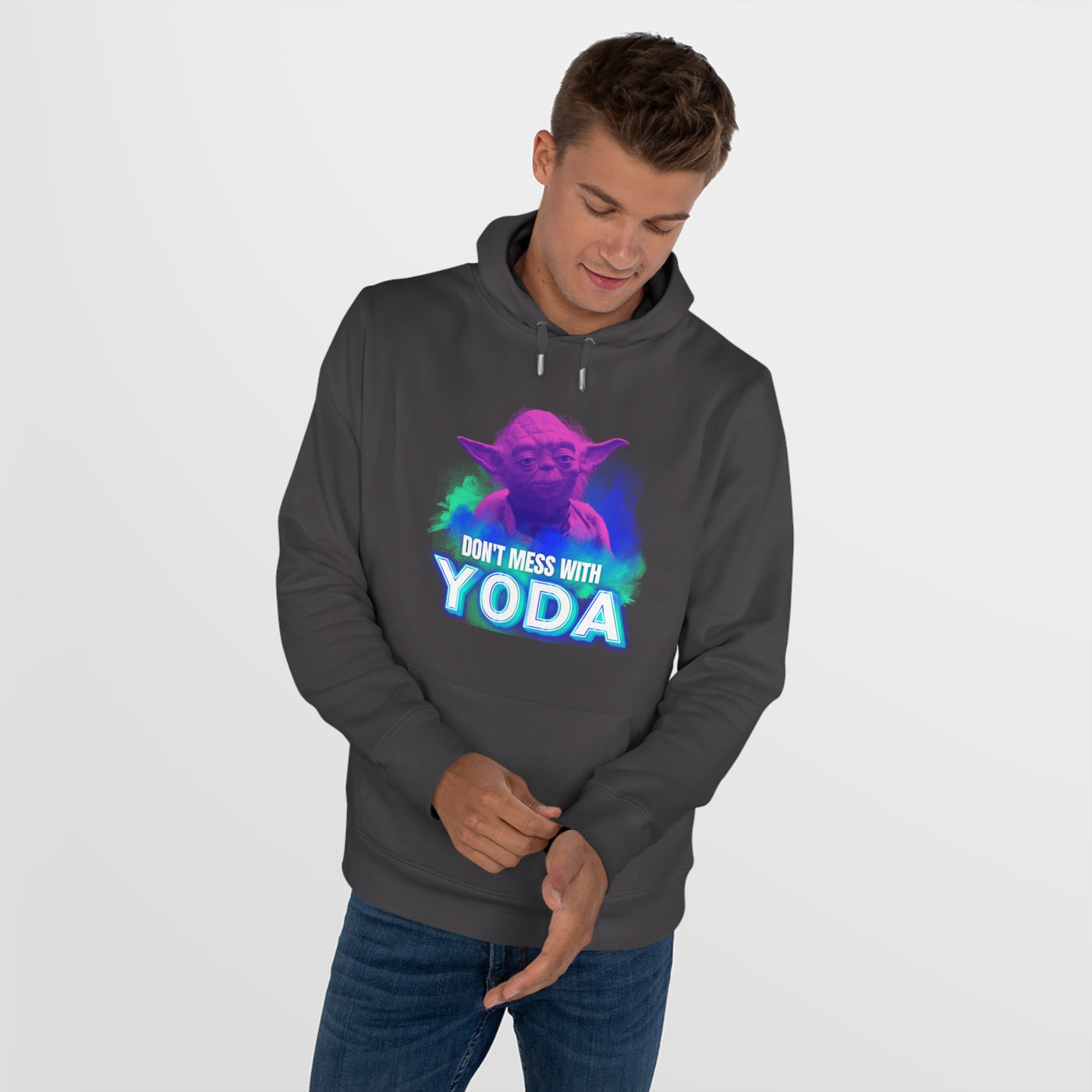 Don't Mess With Yoda Hooded Sweatshirt - starwars