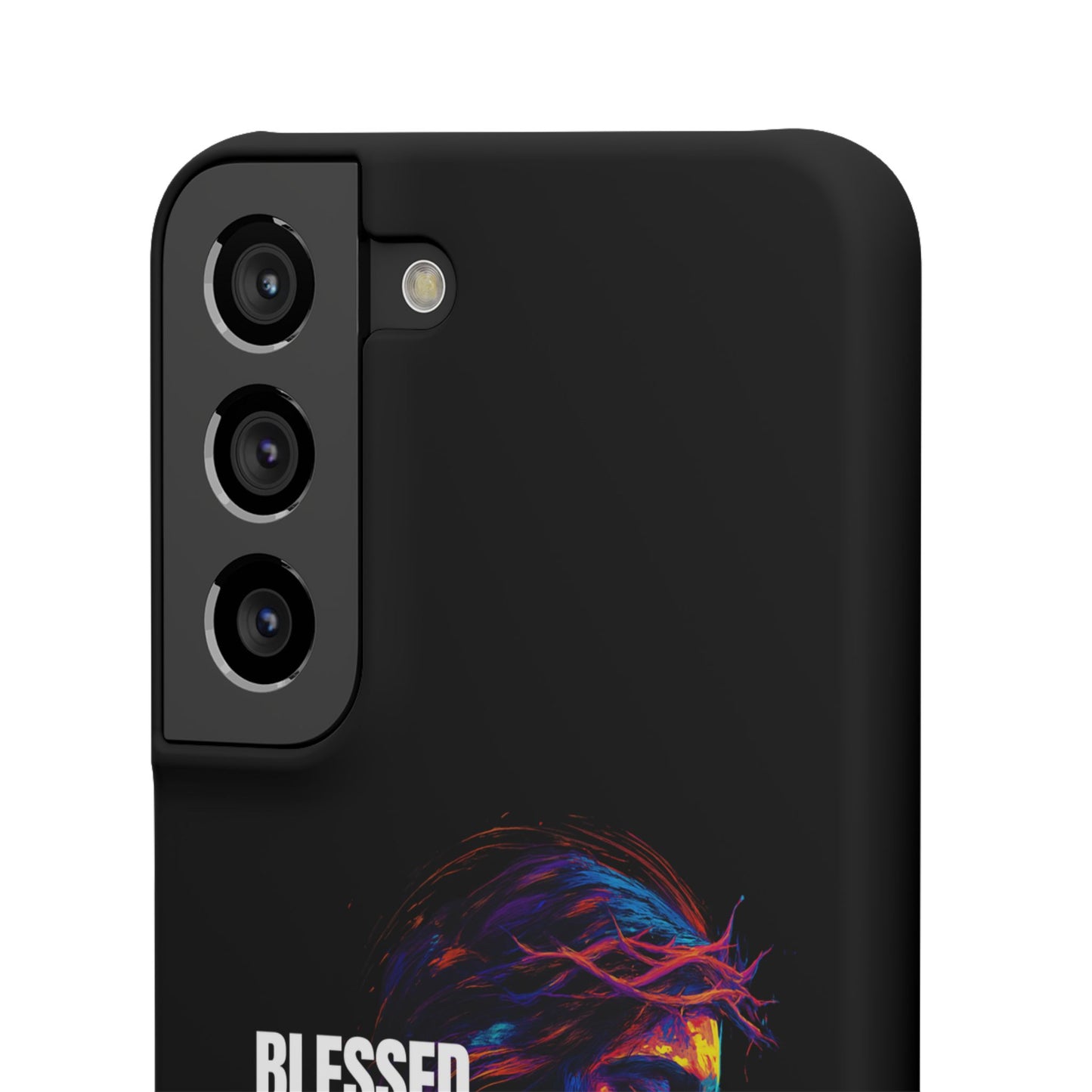 Blessed Saved Loved -  Snap Case Handyhülle - Jesus