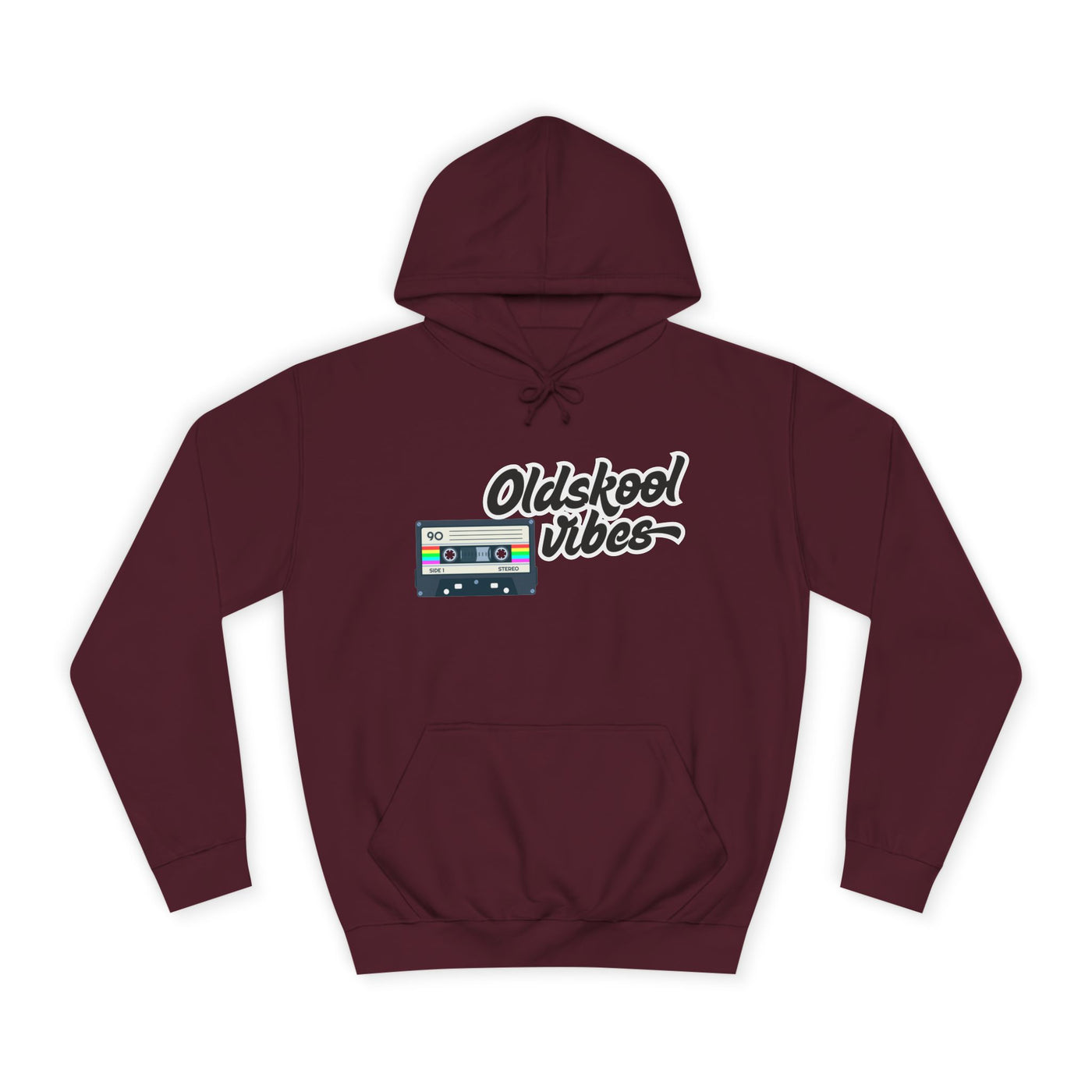 Oldskool Vibes- Hooded Sweatshirt - 'Oldskool' Graphic