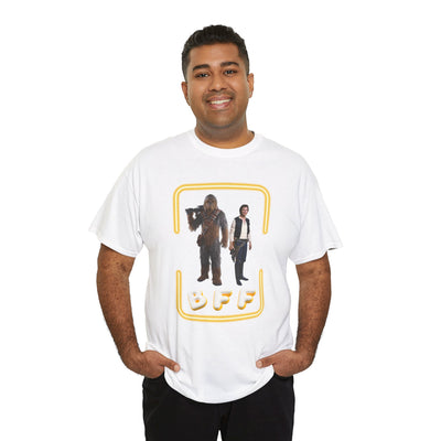 BFF Chewbacca &amp; Han Solo Unisex Heavy Cotton Shirt