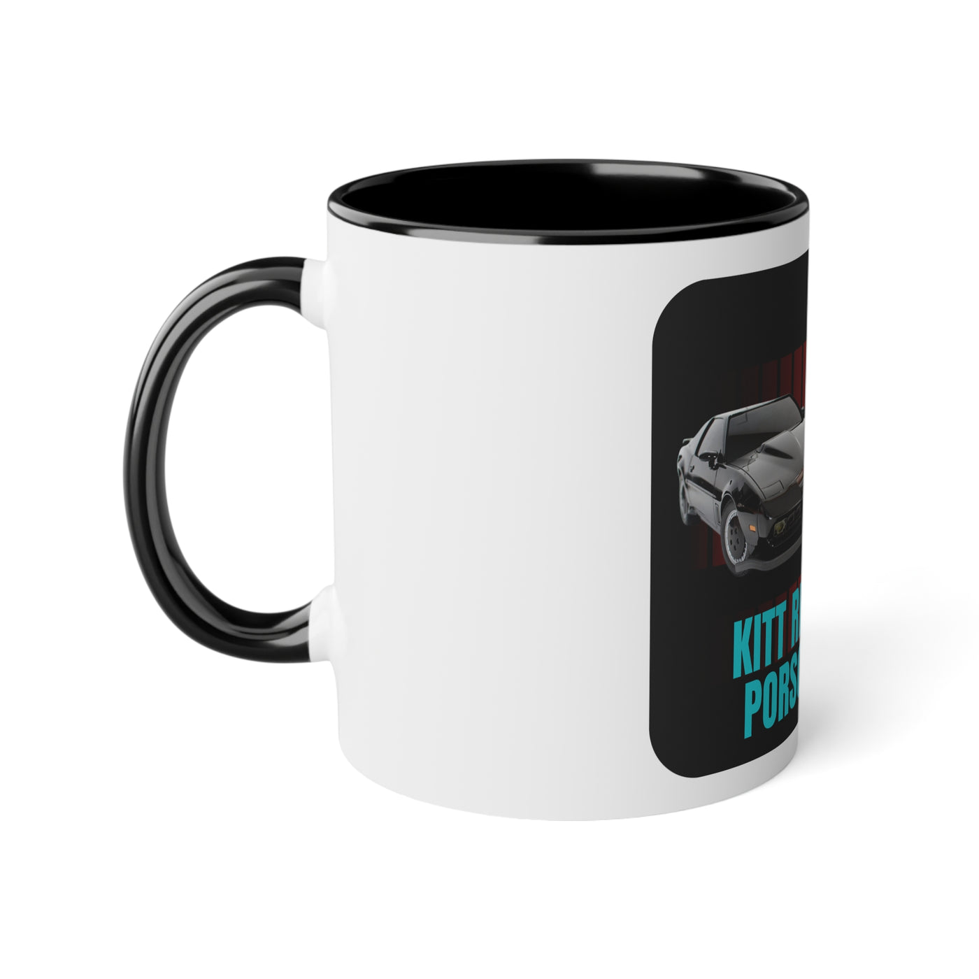 KITT and Porsche Die Laune Mug, KITT Mug, Porsche Mug, Tasse