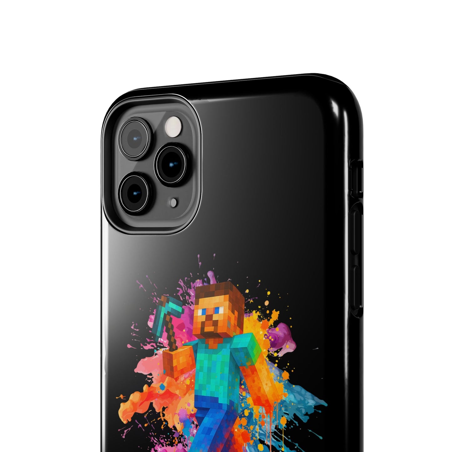 Minecraft Inspired Tough Phone Case - Handyhülle  "Bock auf anders" Colorful Gamer Design
