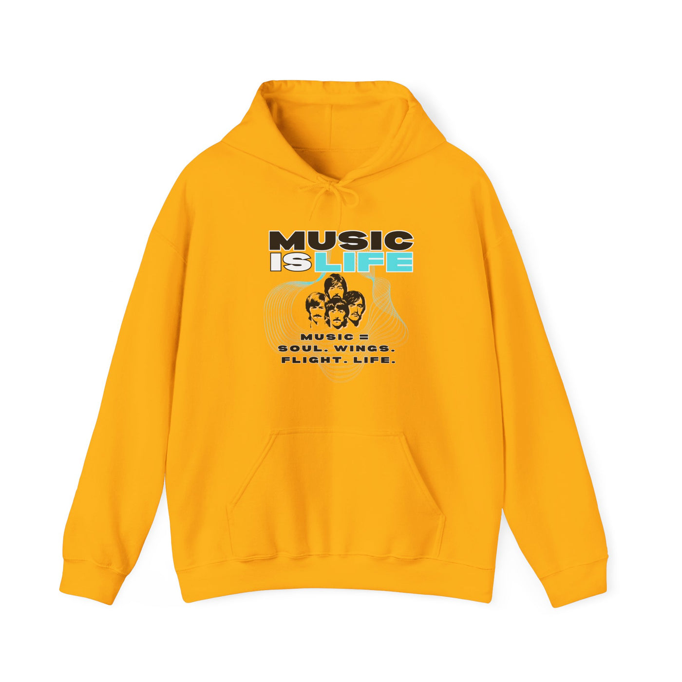 Music is Life Hoodie - Unisex Heavy Blend™ Sweatshirt