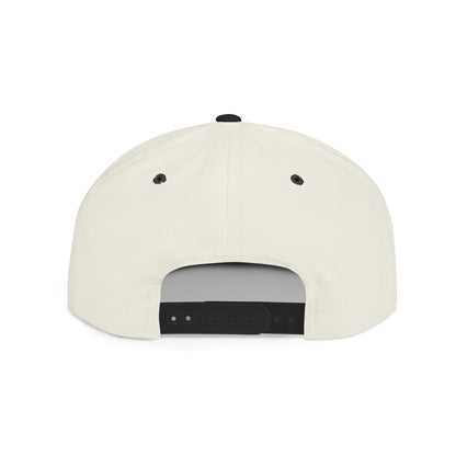 Oldschool Vibes Flat Bill Snapback Cap | Retro Style Hat for Casual Wear