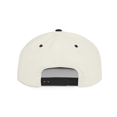 Oldschool Vibes Flat Bill Snapback Cap | Retro style hat for casual wear