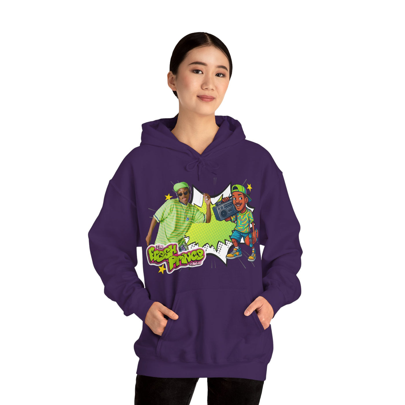 Retro Prince from Bel Air Hip-Hop Inspired Hoodie