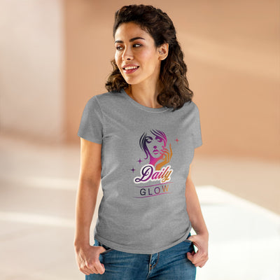 Women's Midweight Cotton Tee - Daily Glow