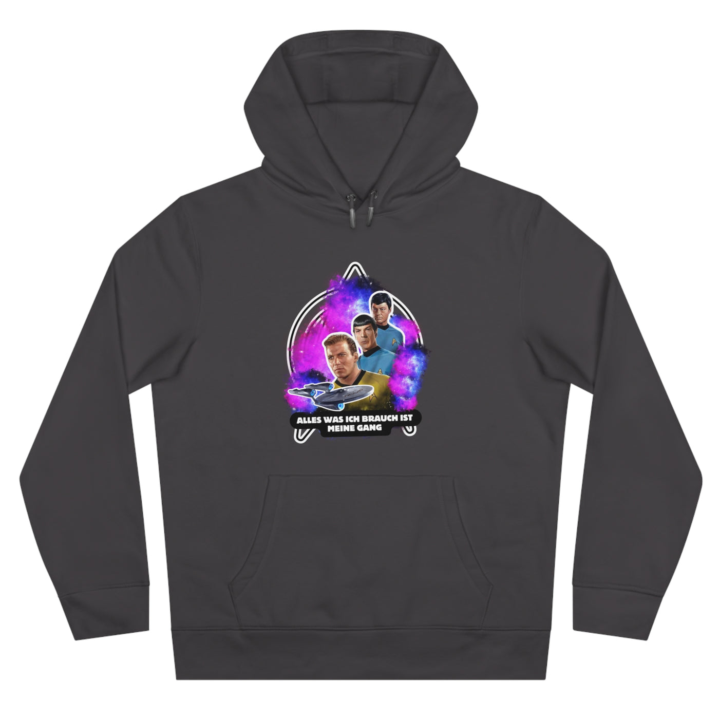 Hoodie Sweatshirt - Star trek "alles was ich brauch ist meine Gang"