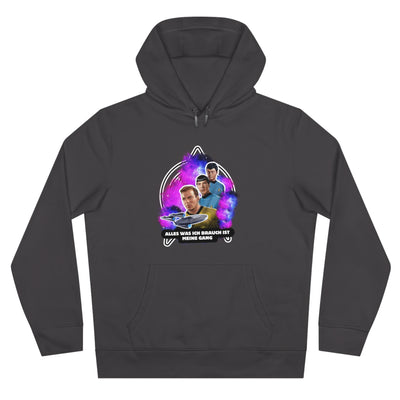 Hoodie Sweatshirt - Star trek "alles was ich brauch ist meine Gang"