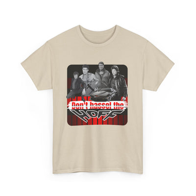 Don't Hassel the Hoff Unisex Heavy Cotton Tee | Retro humor shirt for fans