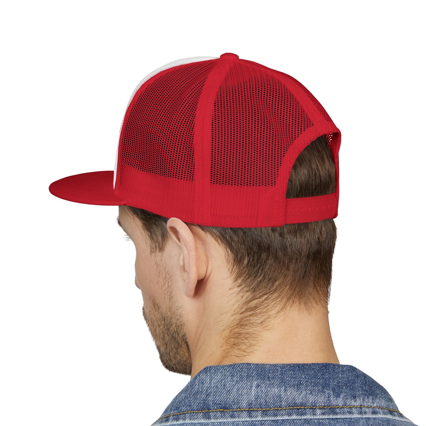 Embroidered 5 Panel Trucker Cap - Fake it til you make it