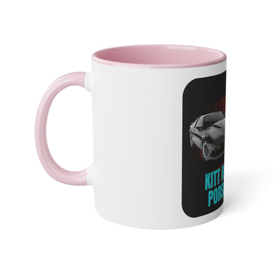 KITT and Porsche Die Laune Mug, KITT Mug, Porsche Mug, Tasse