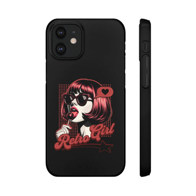 Retro Girl Snap Case Handyhülle